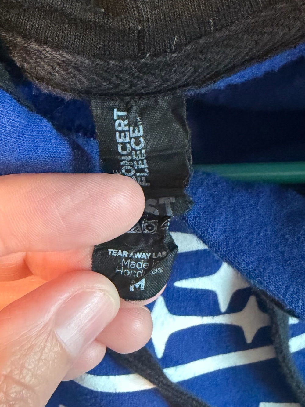 Mens Blue Subaru Hoodie - Picture 3 of 3